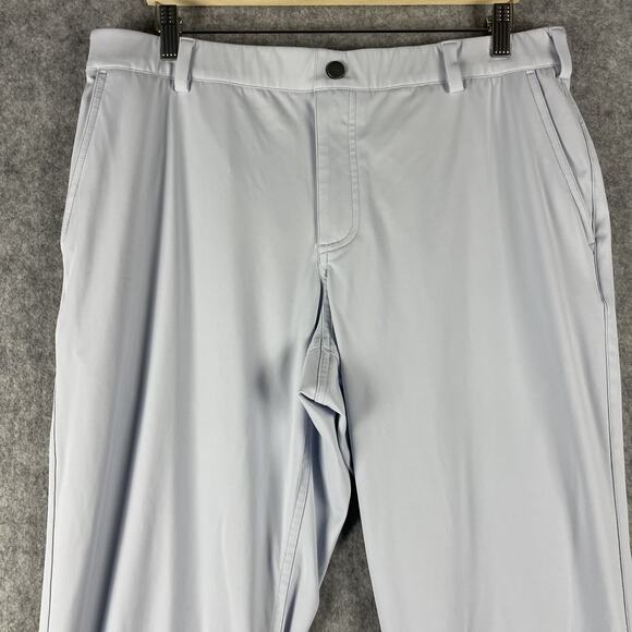 Redvanly Pants Mens XL 34x31 Light Blue Stretch Nylon Spandex Golf Performance - Picture 2 of 13
